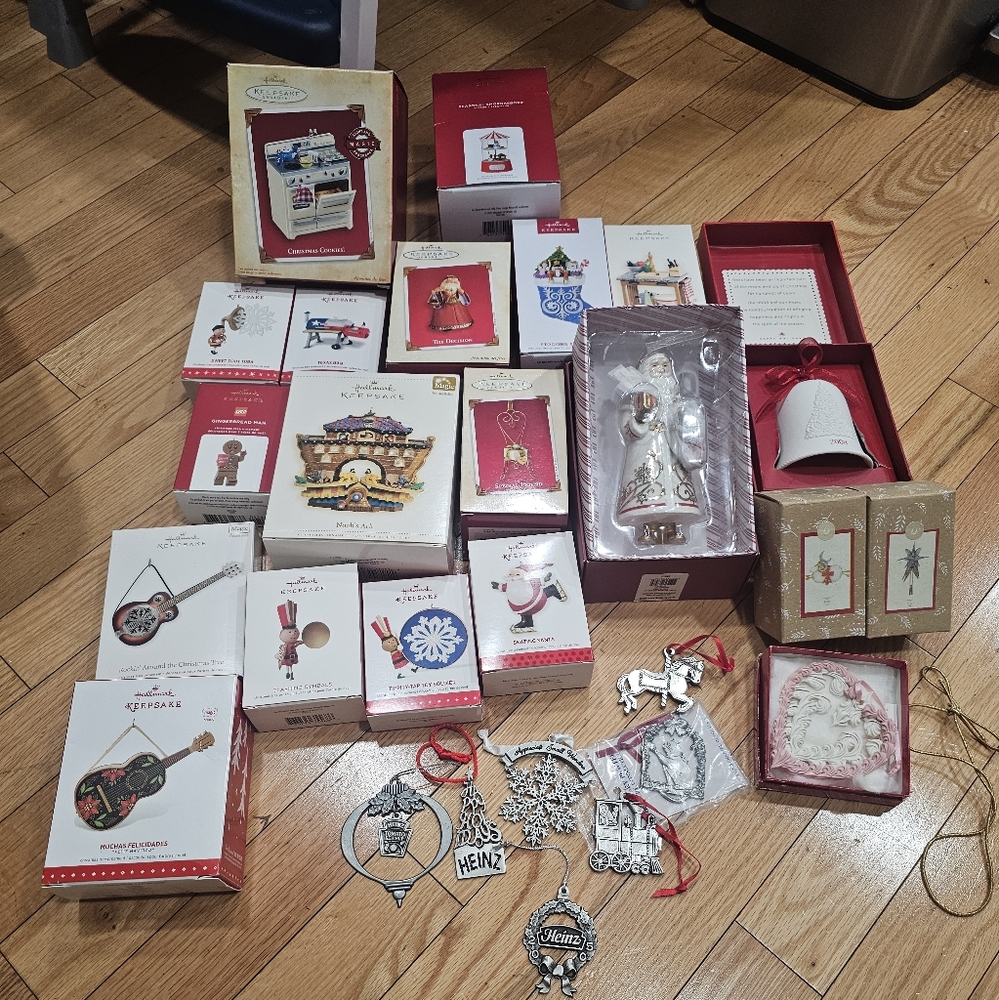 Large Hallmark Ornaments Lot